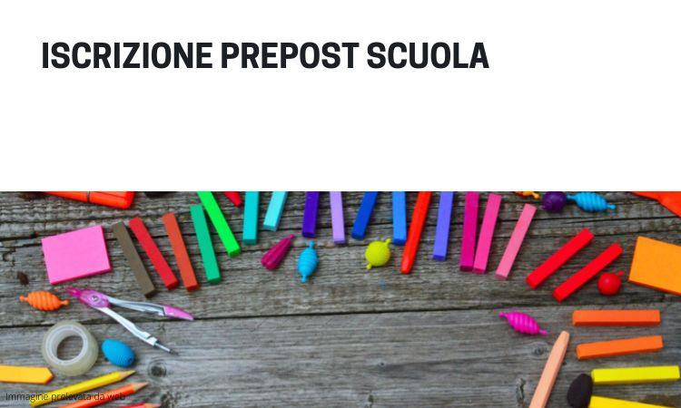 Iscrizioni prepost scuola